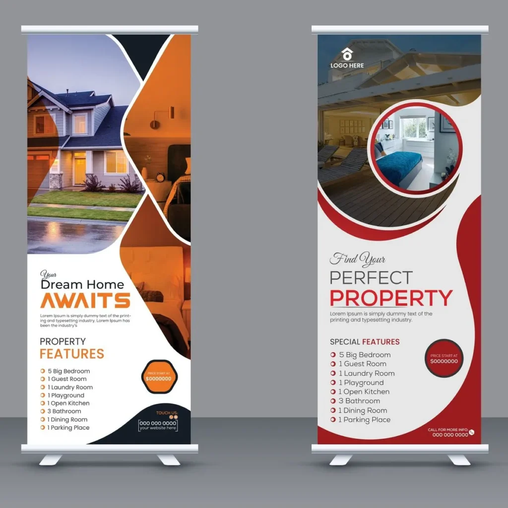 Corporate roll-up banner design for business marketing by Doply Creative Kenya
