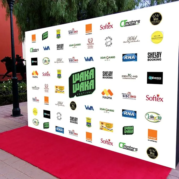 Corporate event backdrop banner design for branding and exhibitions Kenya
