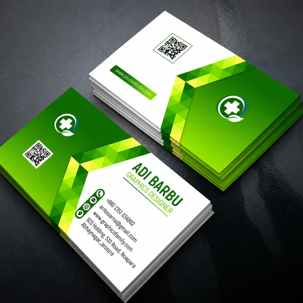 Medical healthcare business card design and printing Kenya