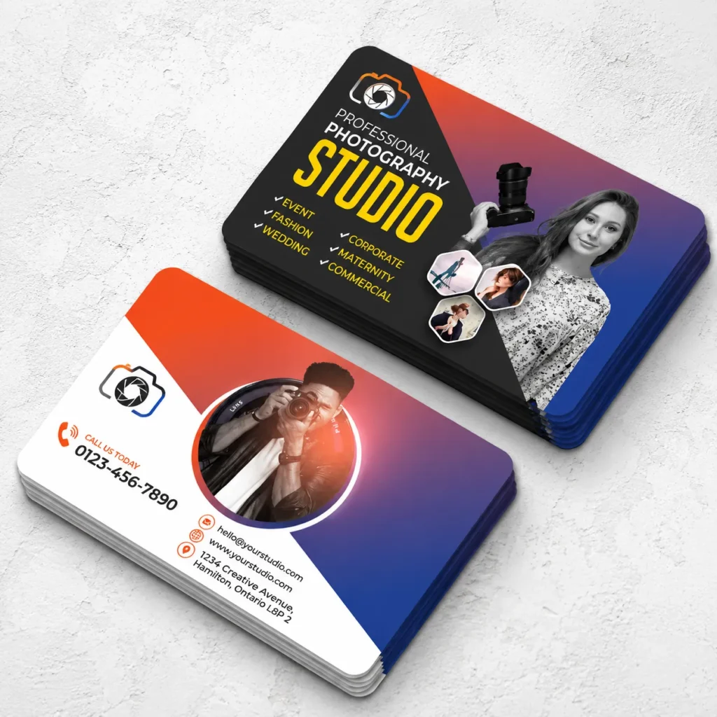 Photography studio business card design by Doply Creative Kenya