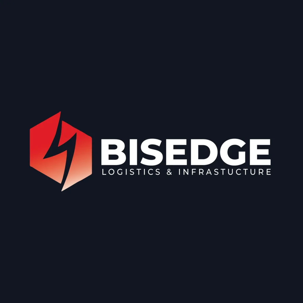 Bisedge Logistics and Infrastructure company logo designed by Doply Creative Kenya